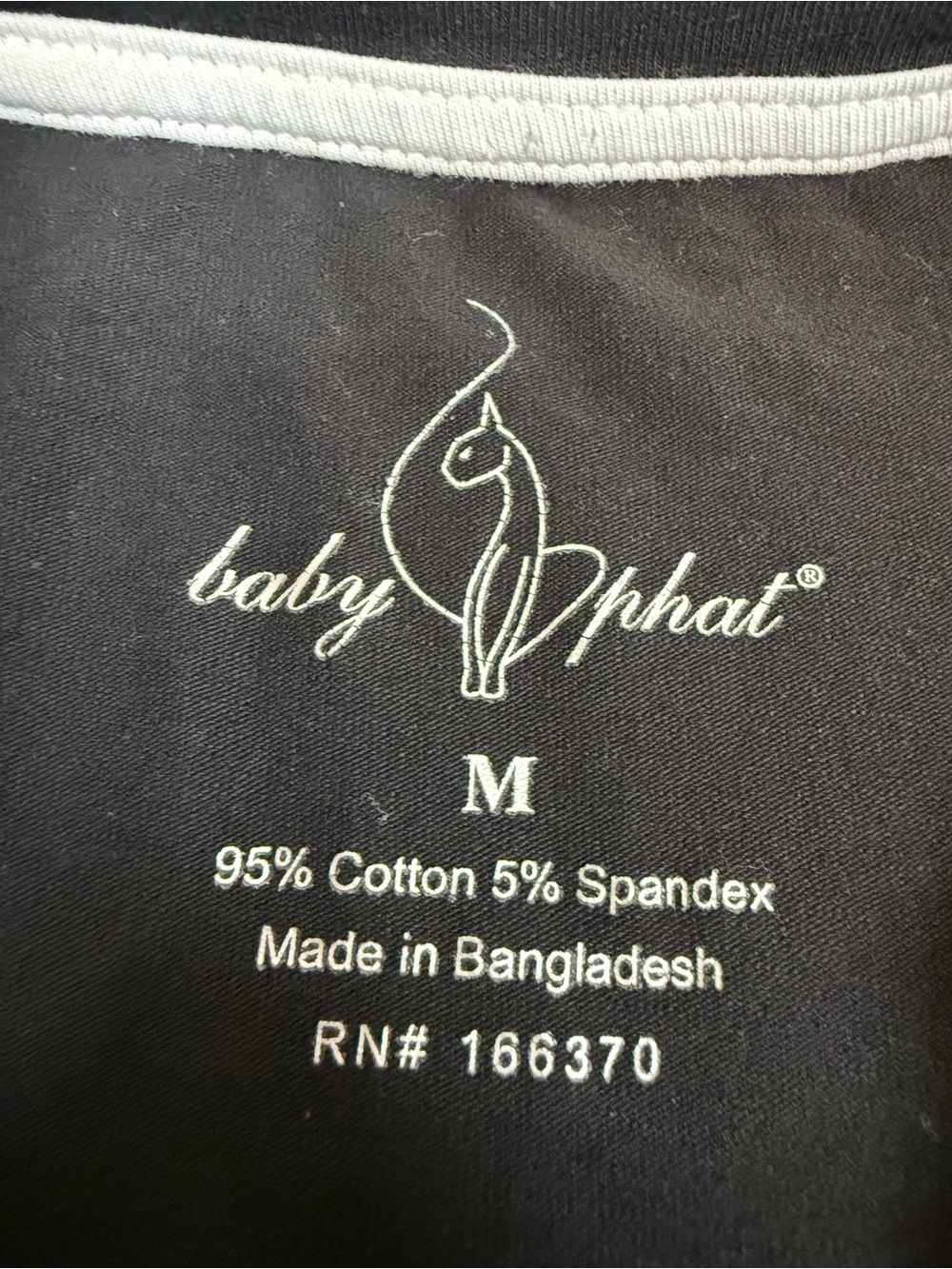 Baby Phat Black Graphic T-Shirt - Medium - Picture 2 of 4